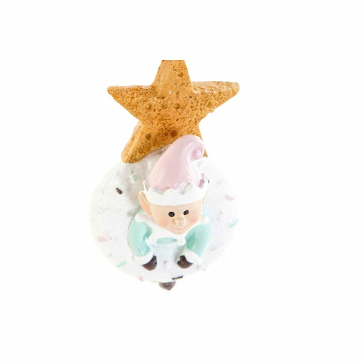 DKD Home Decor Harz Elfen-Weihnachtsdekoration mit Stern - homely Family Shop