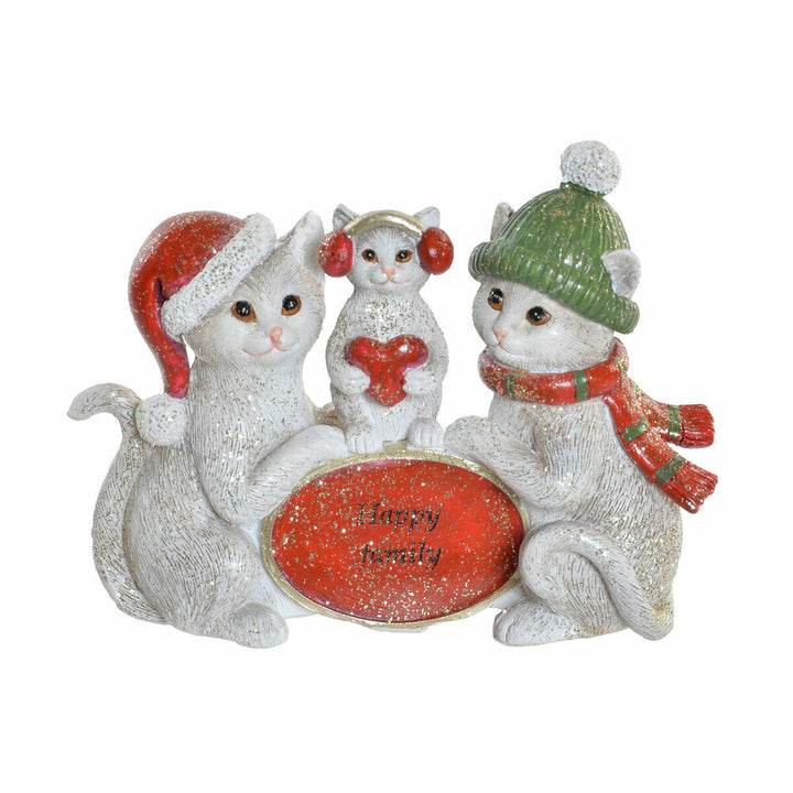 DKD Home Decor Katze mit Winteraccessoires. Niedliche Deko-Figur - homely Family Shop
