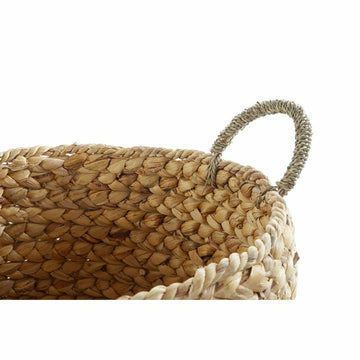Detailaufnahme Korb-Set mit gewebter Boho Textur und Griff - homely Family Shop