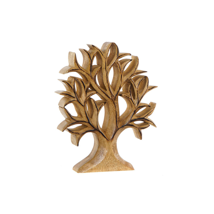 Natürliche Deko-Figur aus Holz, Baum Design für Ihr Zuhause. Baumfigur.