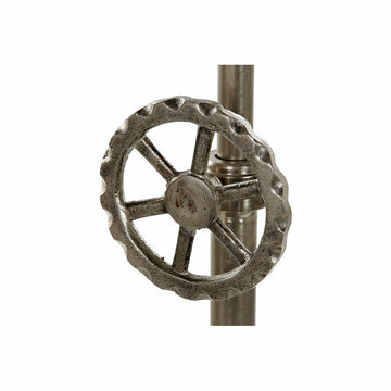 Detail der Stehlampe mit Metallrad Dekor von DKD Home Decor - homely Family Shop