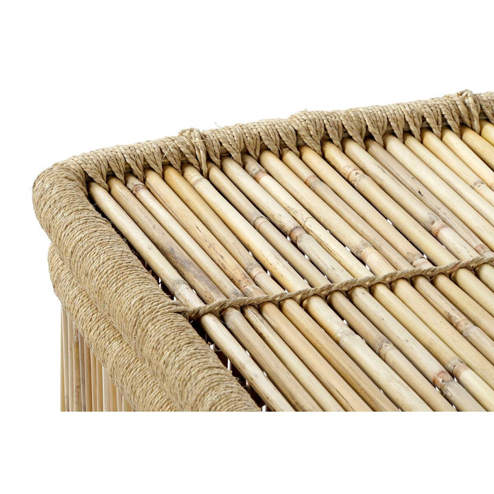 Nahaufnahme des Bambus Korb-Set mit Schnur Details - homely Family Shop