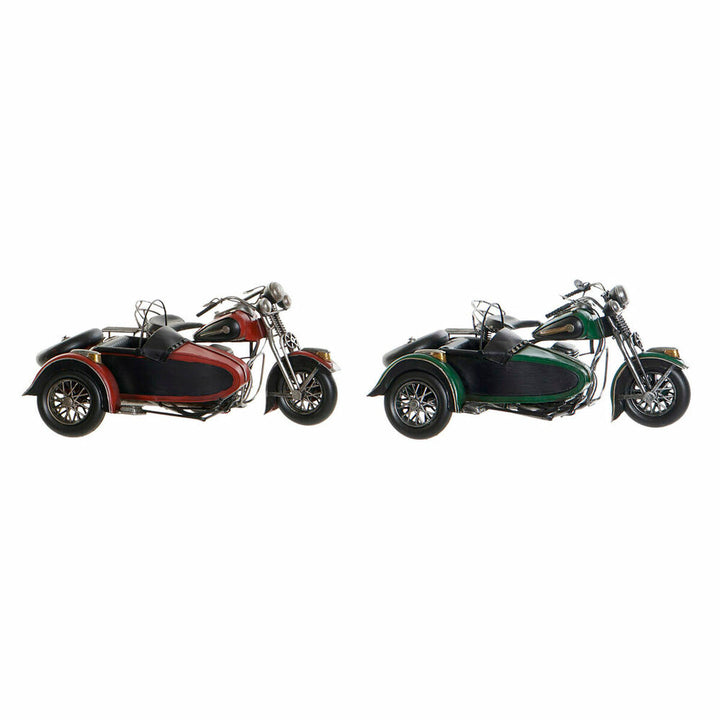 DKD Home Dekor Vintage Motorrad Deko rot und grün - homely Family Shop