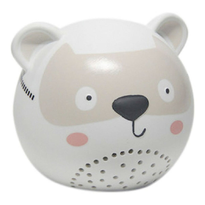 Weiße DKD Home Decor Tischlampe aus Porzellan im Bär Design - homely Family Shop