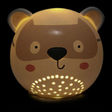 DKD Home Tischlampe im Bär Design aus Porzellan - homely Family Shop