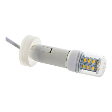 Nahaufnahme der DKD Home Decor Tischlampe aus Porzellan mit LED - homely Family Shop