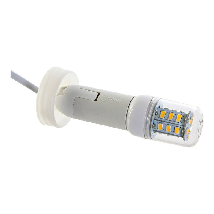 Nahaufnahme der DKD Home Decor Tischlampe aus Porzellan mit LED - homely Family Shop