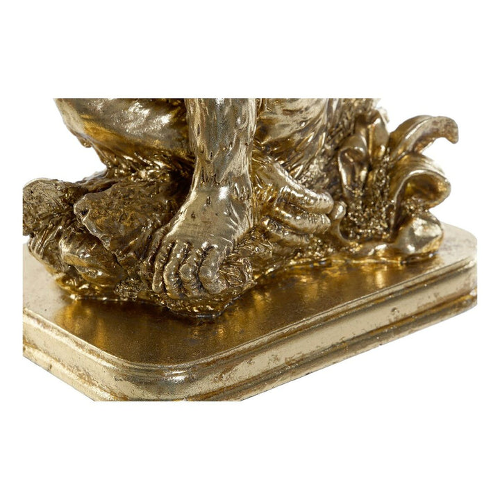Goldene Deko-Figur aus Harz mit Pflanzenblatt - DKD Home Decor Family Shop