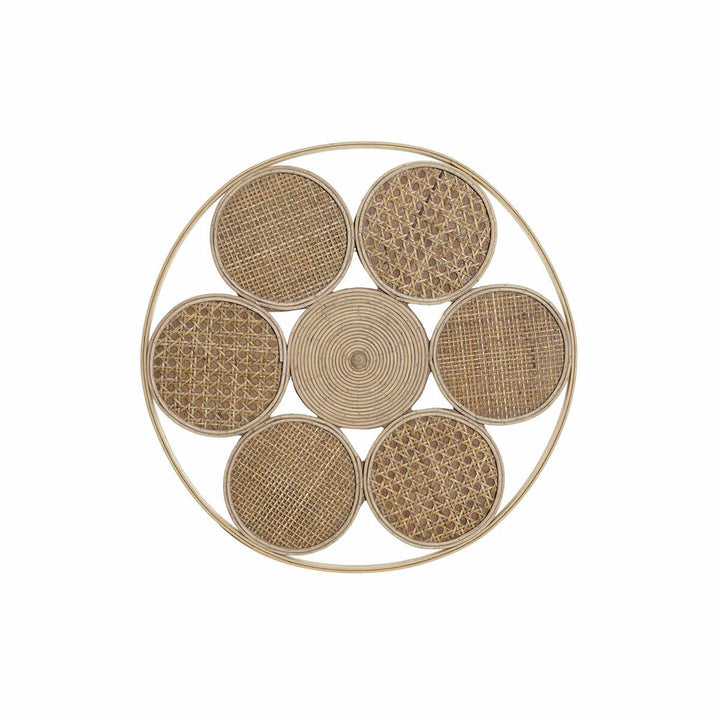 Natürliche Wanddekoration mit Webmuster von DKD Home Decor - homely Family Shop