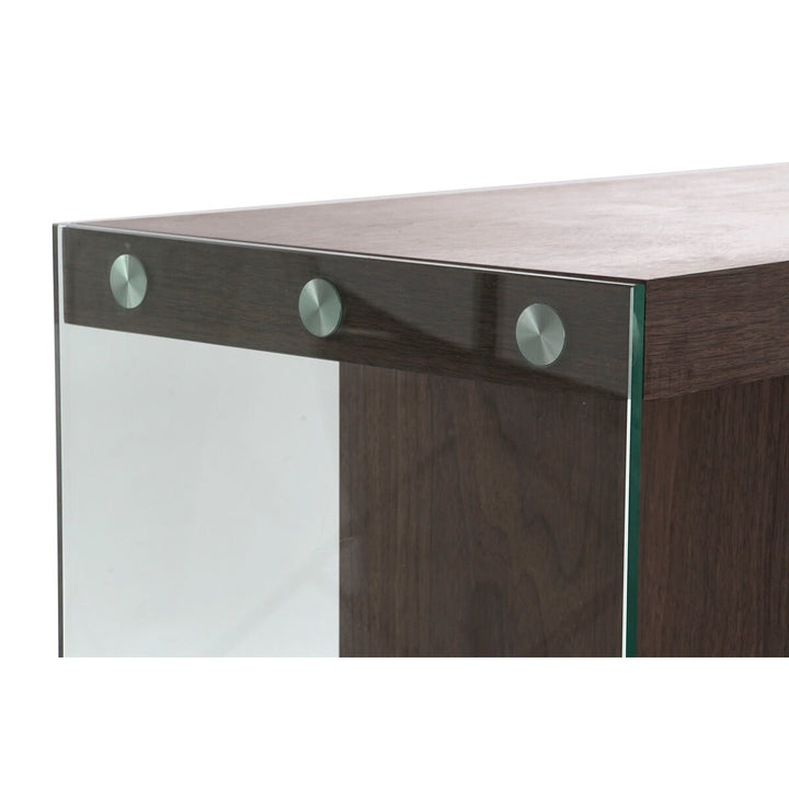 Detailansicht: DKD Home Dekor Anrichte mit Kristall und Holz - homely Family Shop