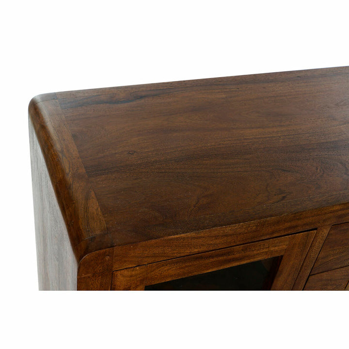 DKD Home Anrichte aus Akazienholz mit Kristall Details - Homely Family Shop