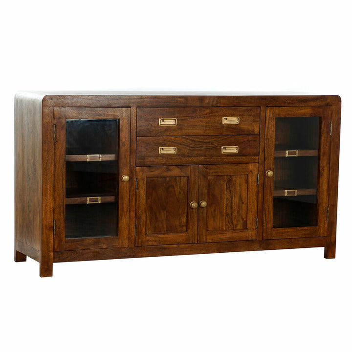 DKD Home Anrichte aus Akazienholz mit Glas und Schubladen - homely Family Shop