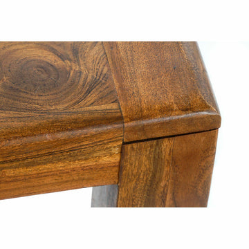 Nahaufnahme Akazienholz Beistelltisch mit Holzmaserung - homely Family Shop