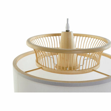 DKD Home Decor Deckenlampe mit Bambusrahmen und Polyester Schirm - homely Family Shop