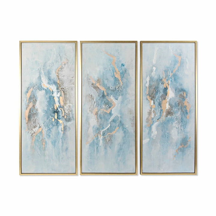 DKD Home Decor abstraktes modernes Bild mit Goldakzenten - homely Family Shop