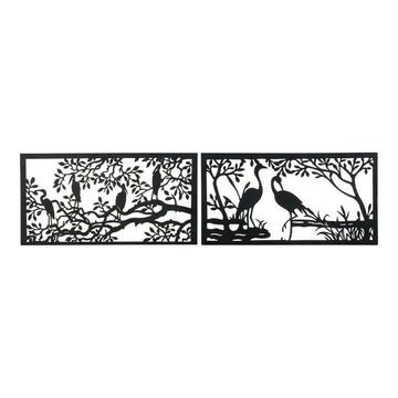 DKD Home Decor: Schwarze Deko-Figuren mit Vogel Motiven, 2 Stück - homely Family Shop