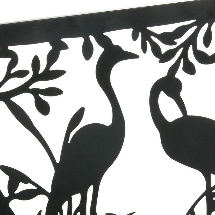 Dekorative schwarze Vögel Wandkunst aus Metall für Wohnkultur - homely Family Shop