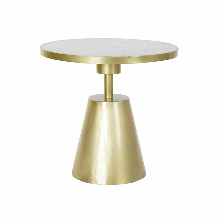 DKD Home Beistelltisch mit goldener Basis und runder Tischplatte - homely Family Shop