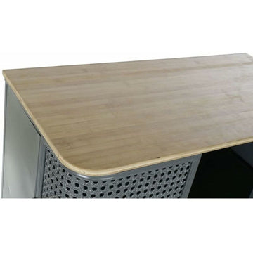 Graues Regal mit Holz und Metall Details - homely Family Shop