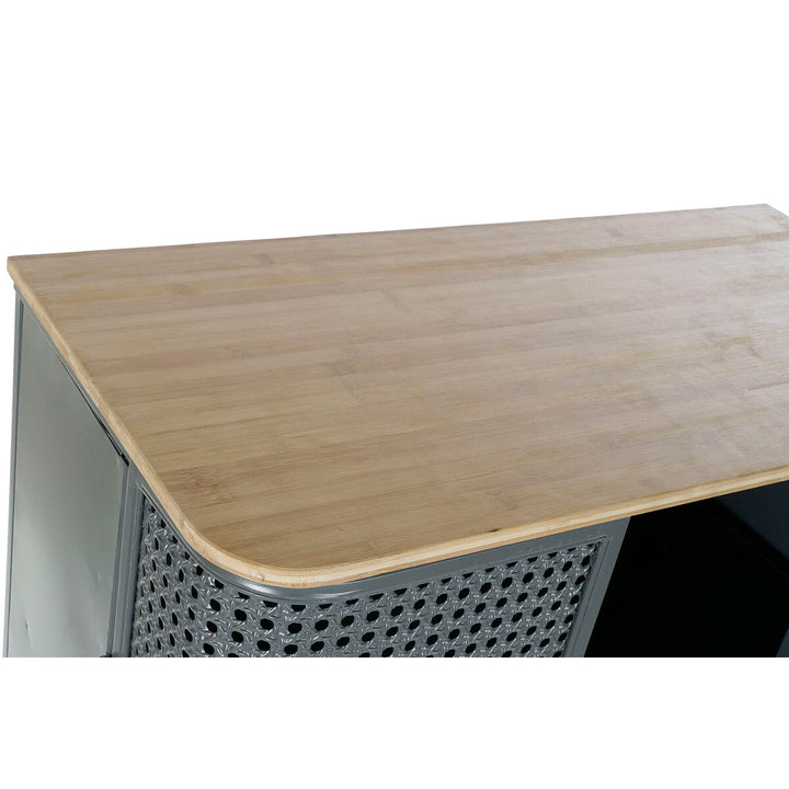 DKD Home Regal mit Holz und Metall, graue Farbe, zwei Regale - homely Family Shop