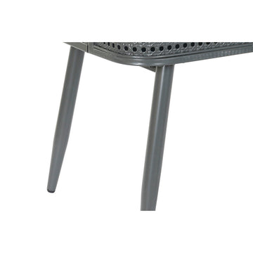Graues Metallregal DKD Home Decor mit Holzregalen. - homely Family Shop