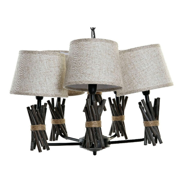 DKD Home Decor Deckenlampe mit Metall und Holz Details - homely Family Shop