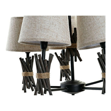 DKD Home Deckenlampe aus Metall mit Polyester Lampenschirme - homely Family Shop