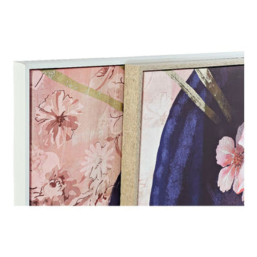 Orientalisches Bild mit Blumenmuster und Rahmen - DKD Home Decor
