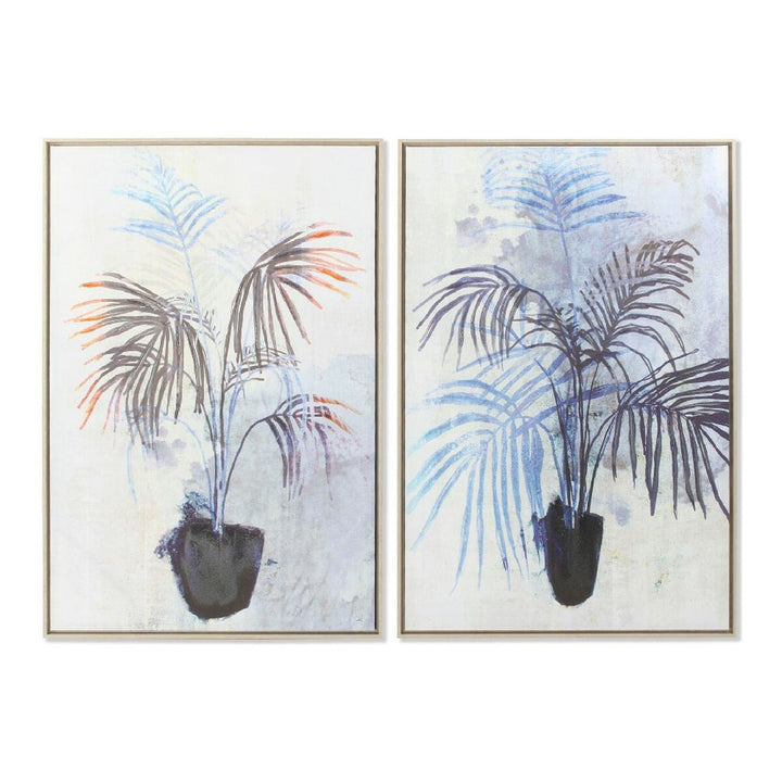 DKD Home Decor Pflanzen Bild, 2er Set, skandinavisches Design - homely Family Shop