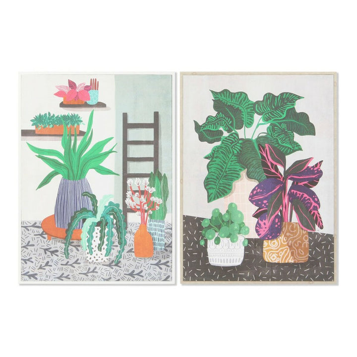 DKD Home Dekor Bild: Skandinavisches Pflanzen Design, botanische Illustration - homely Family Shop