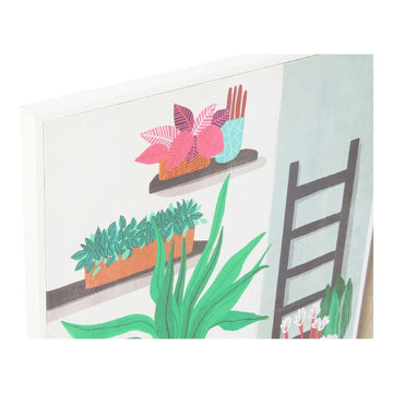 Skandinavisches Bild mit Pflanzen und Leiter von DKD Home Decor - homely Family Shop