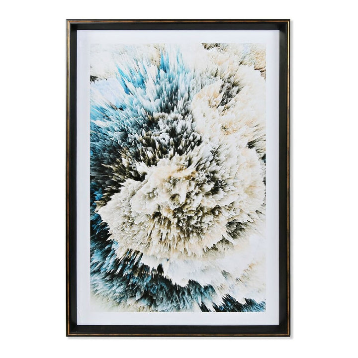 DKD Home Decor Nebel Bild mit abstraktem Design im Rahmen - homely Family Shop