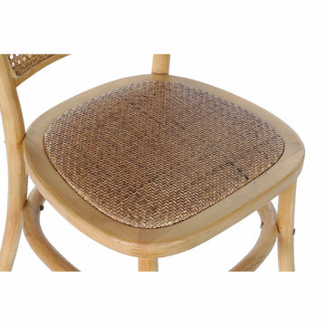 Detailaufnahme Stuhl Sitzfläche mit Natur-Webmuster - DKD Home Decor Family Shop