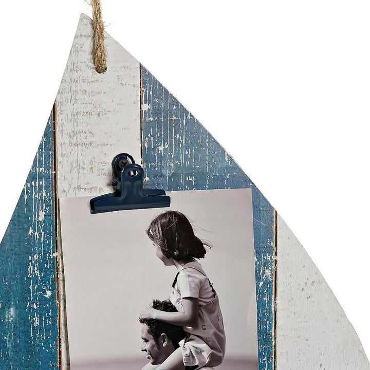 DKD Home Segelboot Deko mit Foto-Clip, bunt - Homely Family Shop