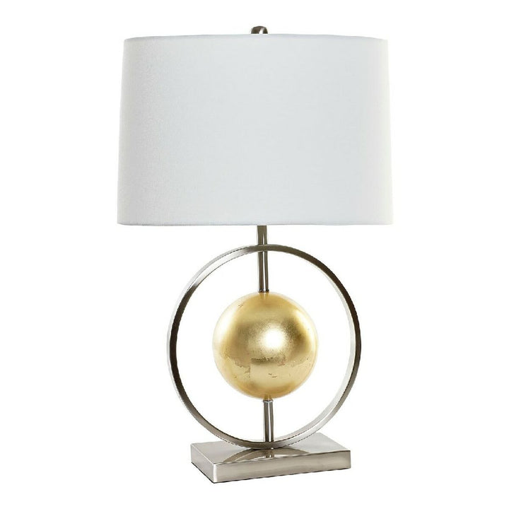 DKD Home Tischlampe mit goldfarbener Kugel und Metallelement - homely Family Shop