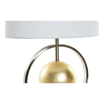 DKD Tischlampe mit goldenem Akzent und silberfarbenem Rahmen - Homely Family Shop