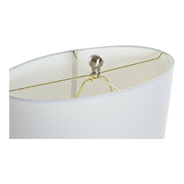 Nahaufnahme vom Lampenschirm der DKD Home Decor Tischlampe mit Metall - homely Family Shop