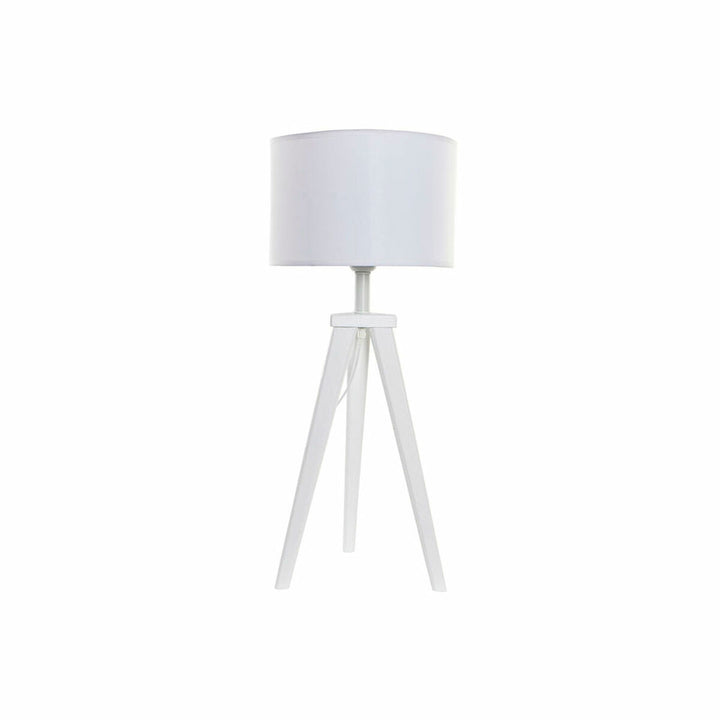 Weiße Holz Tischlampe mit Stativfuß - homely Family Shop