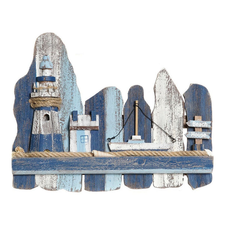DKD Home Deko: Leuchtturm, Boot und Wegweiser aus Holz im maritimen Stil - Homely Family Shop