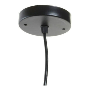 Detail der schwarzen Deckenlampe aus Metall von DKD Home Decor - homely Family Shop