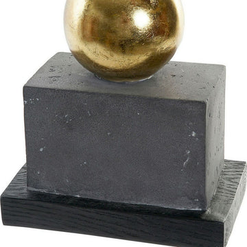 DKD Home Decor Elefant Figur aus Metall und Harz in Schwarz und Gold - homely Family Shop