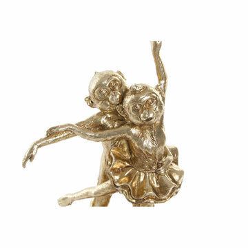 Goldene Affen Harz Deko Figur im Kolonialstil - Homely Family Shop