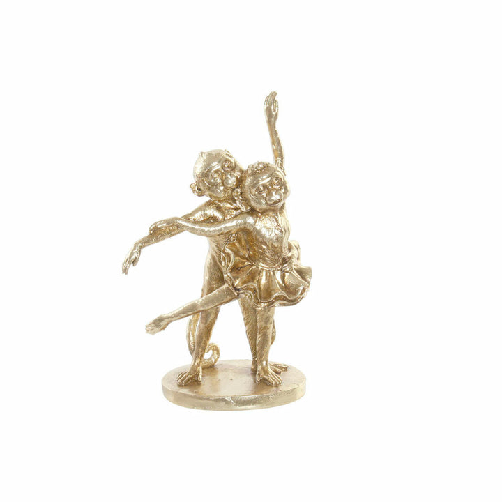 Goldene Harz Affen Figur im Kolonialstil von DKD Home Decor - homely Family Shop