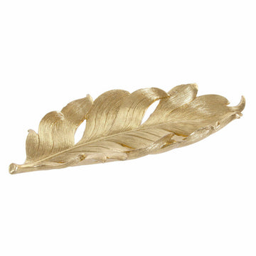 Goldene Harzschale in Blattform von DKD Home Decor - Homely Family Shop