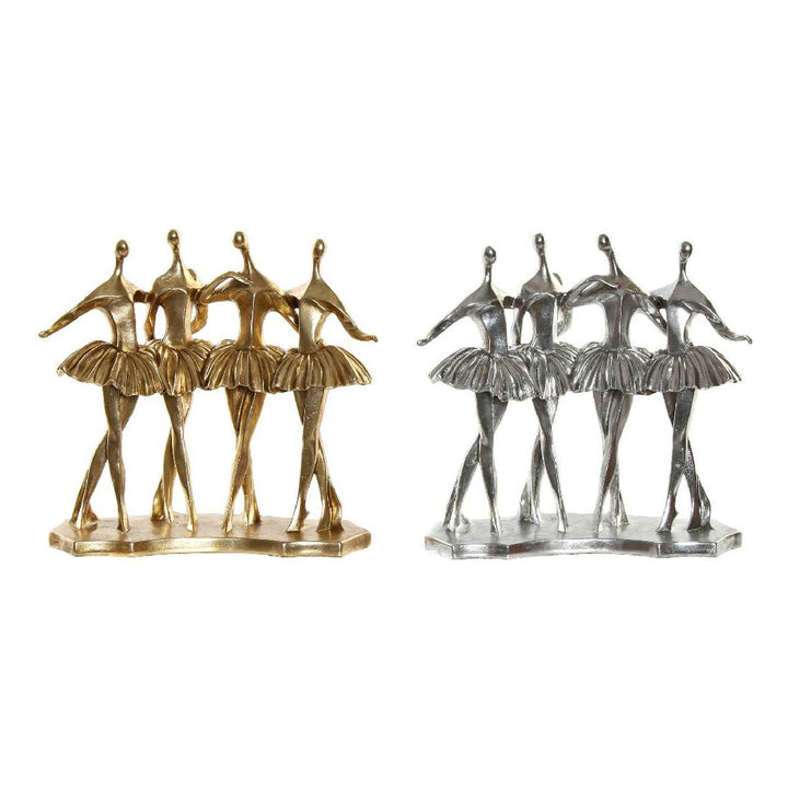 DKD Home Decor Ballett-Tänzerinnen Figur in Gold und Silber - homely Family Shop