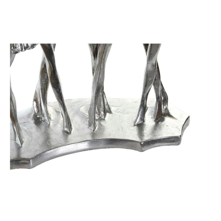 Silberne Ballett-Tänzerin Deko-Figur aus Harz von DKD Home Decor - homely Family Shop