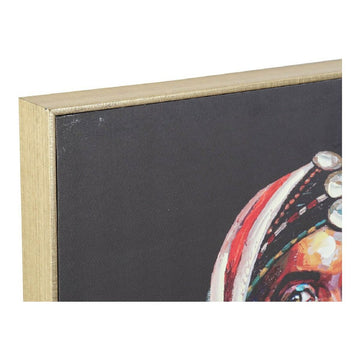 Detailreiches DKD Home Decor Bild im Kolonialstil mit Afrikaner-Motiv - homely Family Shop