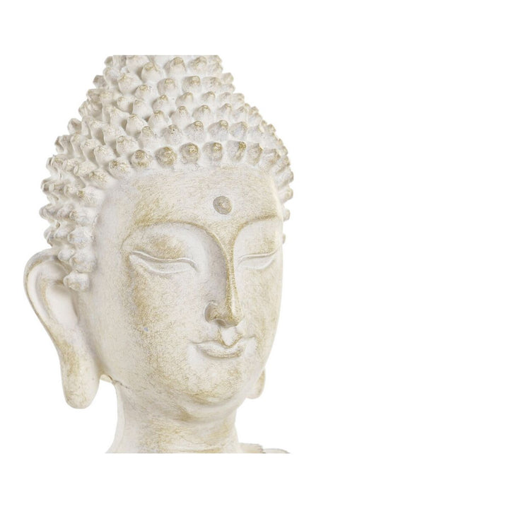 Weiße Buddha Harz Deko-Figur, 30x17x41cm - homely Family Shop