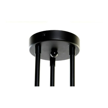 Detail der schwarzen Metall Deckenlampe von DKD Home Decor - homely Family Shop