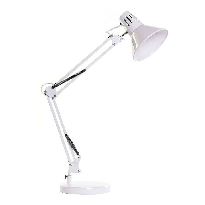 Weiße Metall Tischlampe mit verstellbarem Arm - Homely Family Shop